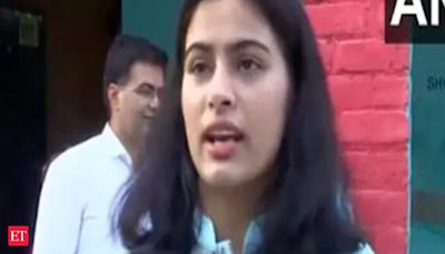 "Small steps...": Manu Bhaker, two-time Olympic medalist, after casting her first vote in Haryana elections