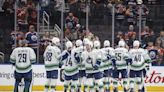 Boeser, Lindholm score 2 each as Canucks beat Oilers 4-3 to take 2-1 lead in West playoff series - WTOP News