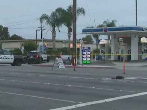 Man injured after shot by Huntington Beach officer outside gas station