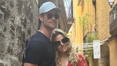 Chris Hemsworth and Elsa Pataky celebrate her birthday in Barcelona