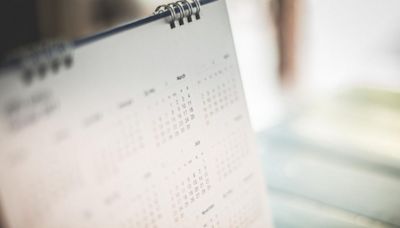 Business calendar for the week of April 29