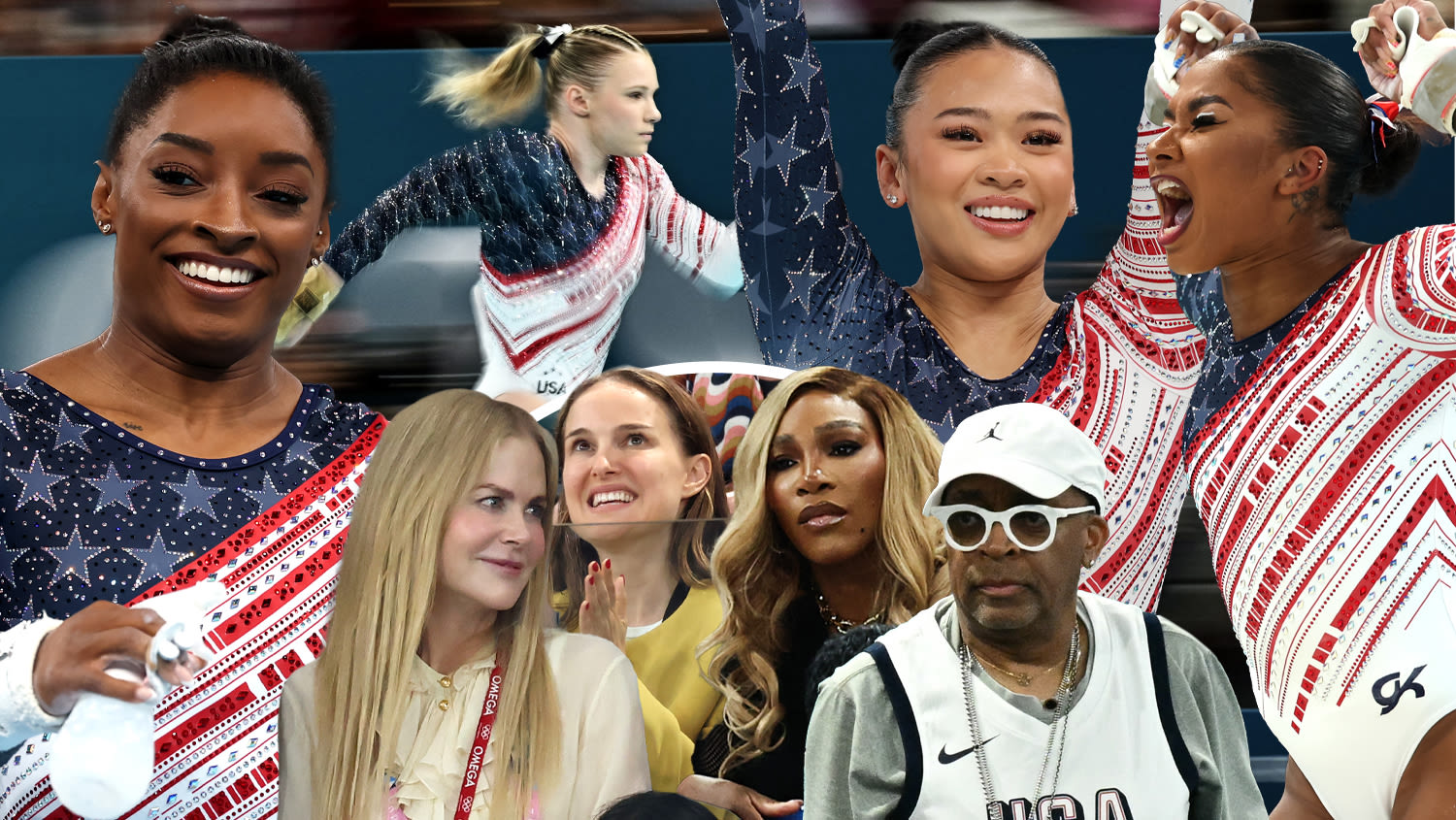 Hollywood Shows Up Strong For Simone Biles & Team USA’s Gold Win In Women’s Gymnastics Team Final