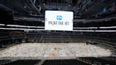 Pittsburgh Penguins season ticket holders paint ice at PPG Paints Arena for second year in a row