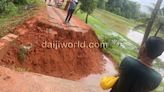 Kundapur: Connecting bridge collapses at Chorady