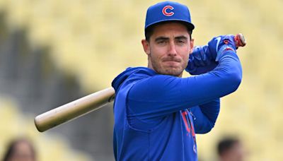 Cody Bellinger leaves Cubs-Orioles game after being hit by pitch