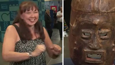 Antiques Roadshow guest shows off ‘cursed’ mask that causes 'bad dreams'