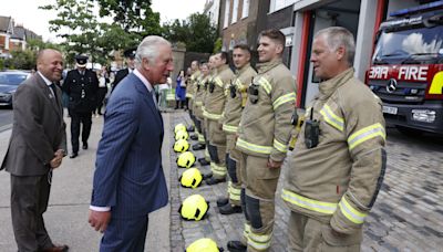 King shows support for firefighters and their families with new charity role