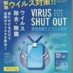 日本VIRUS SHUT OUT隨身除菌挂卡/滅菌隨身挂頸/隱形口罩/防疫必備 (三盒現金回饋97元)