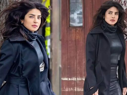 Priyanka Chopra looks fierce in these leaked PICS from 'Citadel' season 2 shoot, fans call her 'lioness' - See inside - Times of India