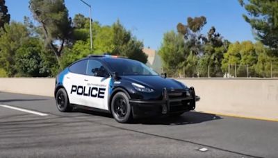 South Pasadena unveils nation's first all-electric vehicle police fleet