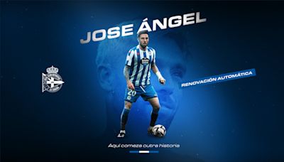 Oficial: José Ángel es la octava renovación del Deportivo