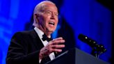 Biden jokes about his past stumbles and digs at Trump during annual correspondents' dinner