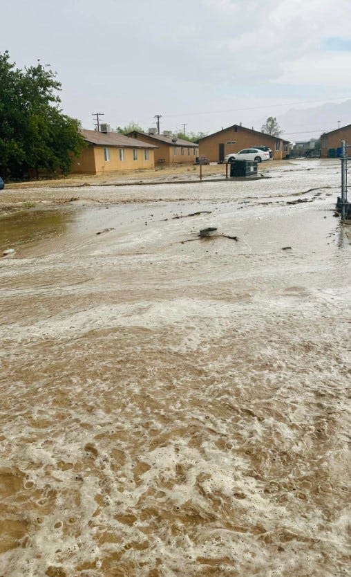 Rain, hail hit parts of Coachella Valley and mountains