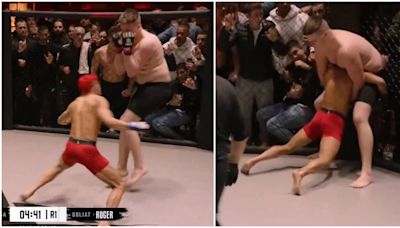 What happened when a 6ft 8 heavyweight MMA fighter fought a 5ft 3 Jiu-Jitsu black belt