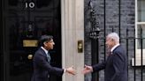 Protests as Sunak welcomes under-fire Israeli PM Netanyahu to Downing Street