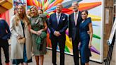 Los Reyes cierran con arte urbano su visita de Estado a Países Bajos