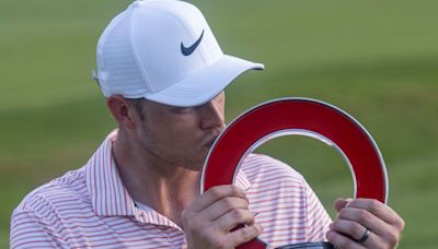 PGA Tour: Cam Davis wins Rocket Mortgage Classic after late three-putt from Akshay Bhatia in Detroit