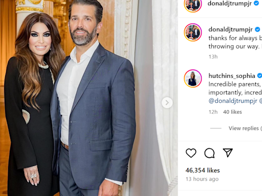 Donald Trump Jr. comparte fotos celebrando otro aniversario con Kimberly Guilfoyle: ¿Cuándo es la boda?