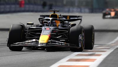 Verstappen dañó el suelo de su Red Bull en Miami