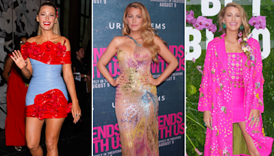 Blake Lively wears Britney Spears's 2002 dress to the 'It Ends With Us' premiere: See all her floral-themed looks