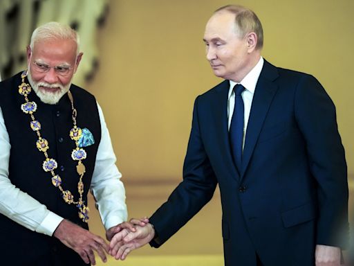 Putin hosts India's prime minister to deepen ties, but Ukraine looms over their relationship