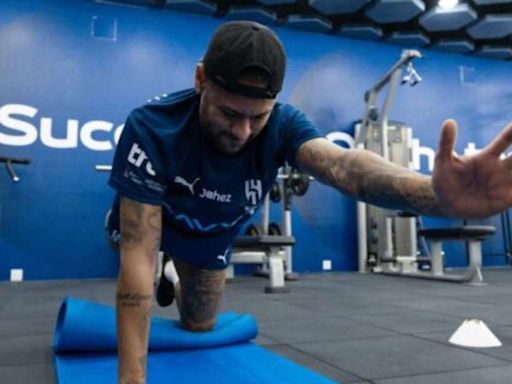 Neymar registra temperatura impressionante em treino no Al-Hilal