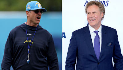 Why Jim Harbaugh is drawing Will Ferrell comparisons during his early days as Chargers head coach | Sporting News