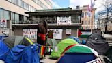 Police break up a pro-Palestinian student protest in Berlin as demonstrations spread across Europe