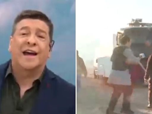 “¡Hablan puras tonteras!” y “¡No se puede hablar contigo!”: Tenso momento en matinal de CHV durante allanamiento a una toma