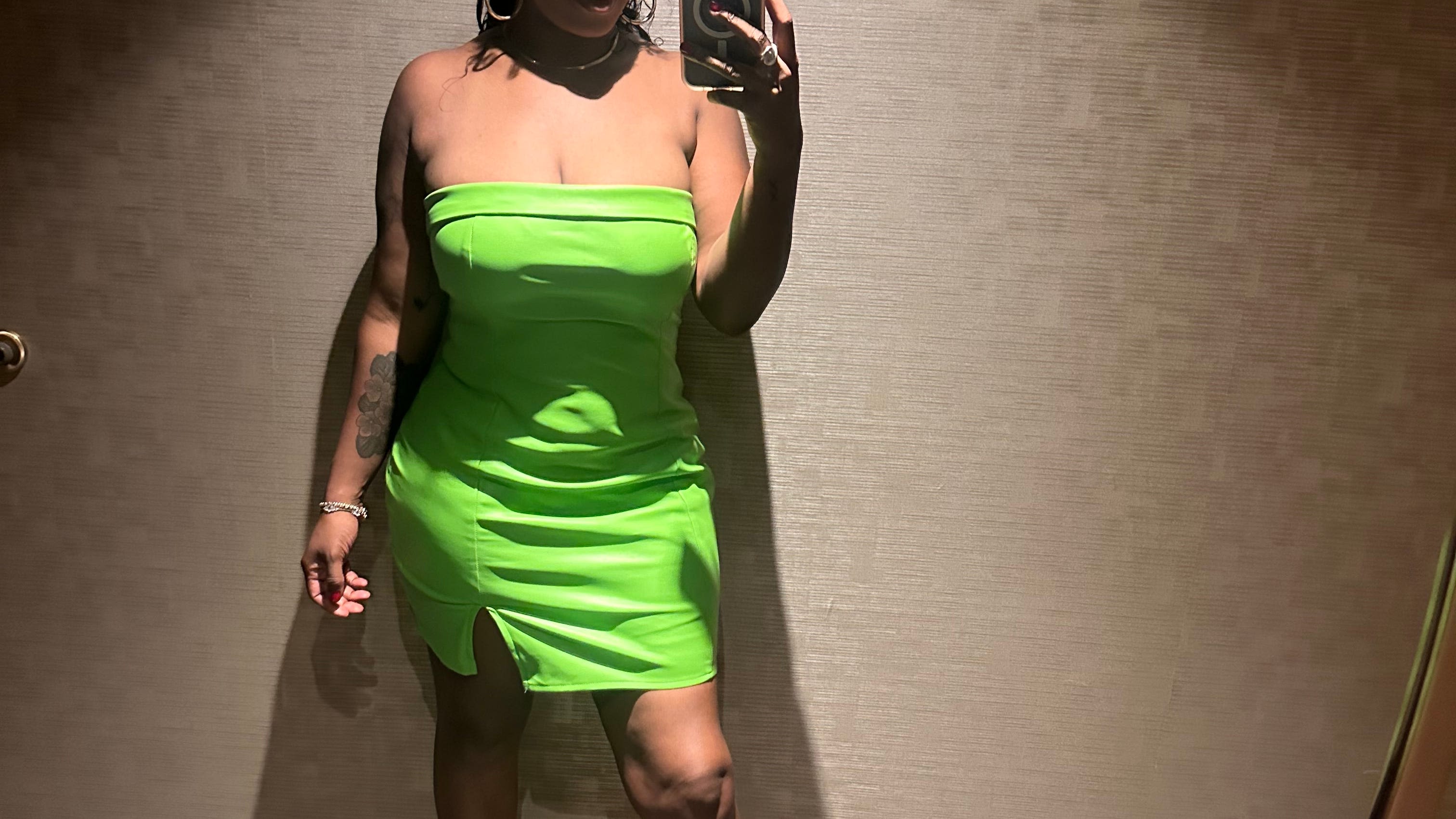 Chicago woman of viral 'green dress girl' fame sparks discourse over proper club attire