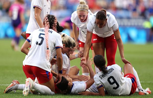 When does Team USA women's soccer play for gold medal? 2024 Olympics match schedule, TV