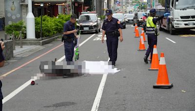 貨車疑擦撞電動機車 8旬婦人倒地不治 肇逃司機送辦