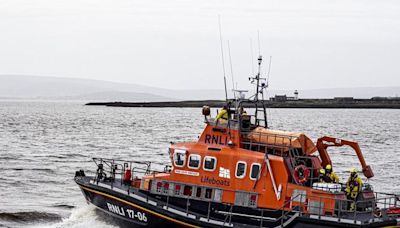 Galway RNLI volunteers rescue three kayakers caught by offshore wind