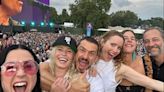 Chelsea Handler serves drinks for Orlando Bloom and Katy Perry at Bruce Springsteen show