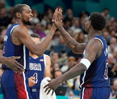 Kevin Durant, LeBron James lead USA to dominant win over Serbia in Paris Olympics group opener