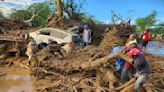 At least 45 people die in western Kenya as floodwaters sweep away houses and cars