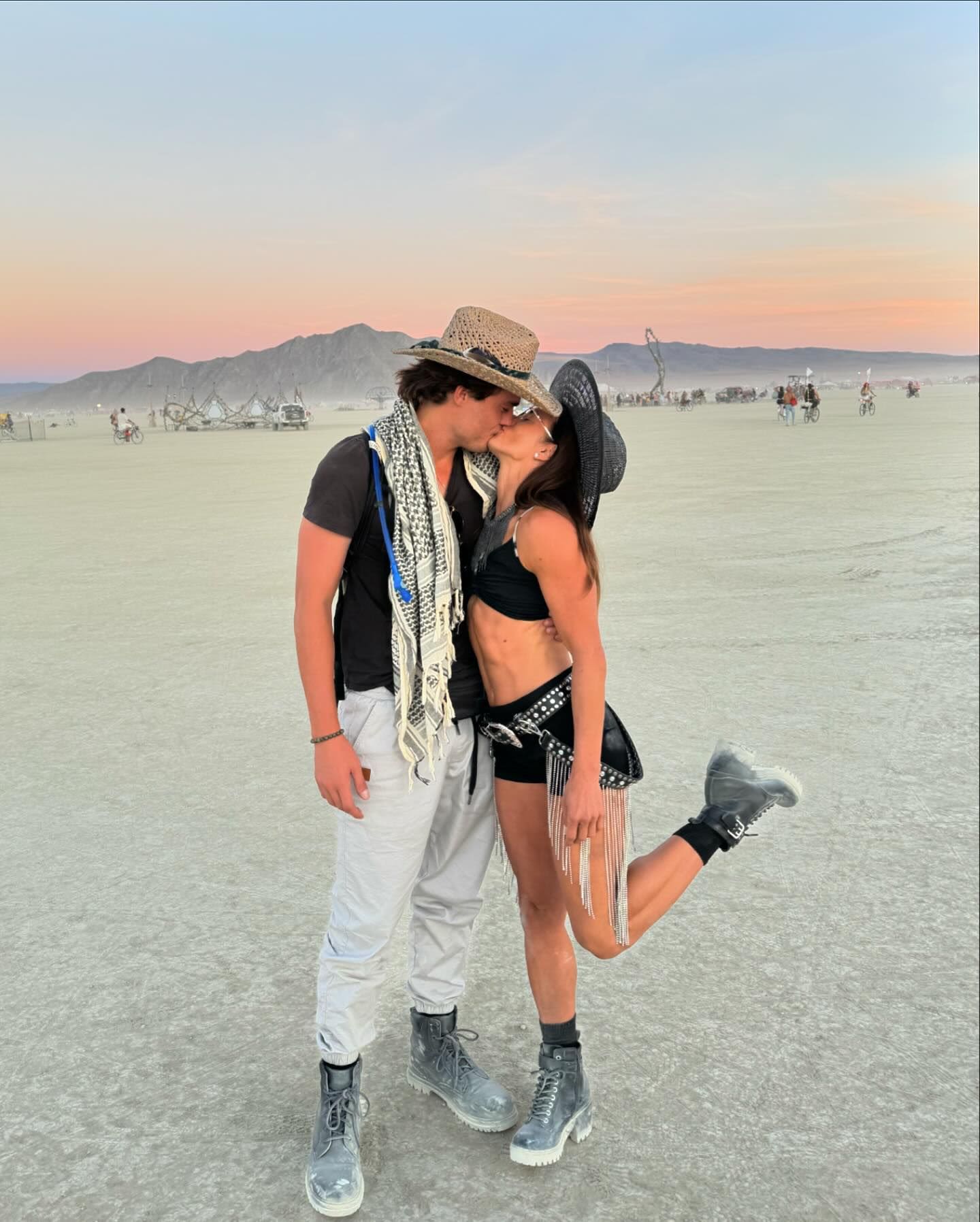 Danica Patrick Debuts New Boyfriend, Shows Her Abs in Burning Man Photos