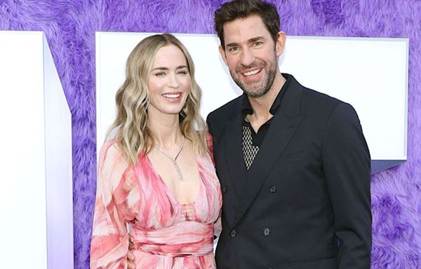 Emily Blunt and John Krasinski Say His Film “IF” Got 'Two Thumbs Up' from Daughters Hazel and Violet
