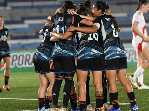 Argentina goleó 5-0 a Perú en el Sudamericano: qué necesita para clasificar al Mundial Sub 20 femenino