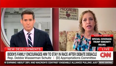 Former DNC chair says media, political elites only ones panicking over Biden debate debacle