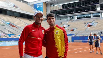 Rafael Nadal, Carlos Alcaraz y Andy Murray, en su último baile como profesional, revolucionan la Villa Olímpica de París 2024