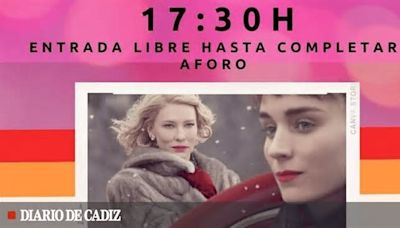 Cinefórum en la asociación vecinal de Los Milagros con la proyección de la película 'Carol', en El Puerto