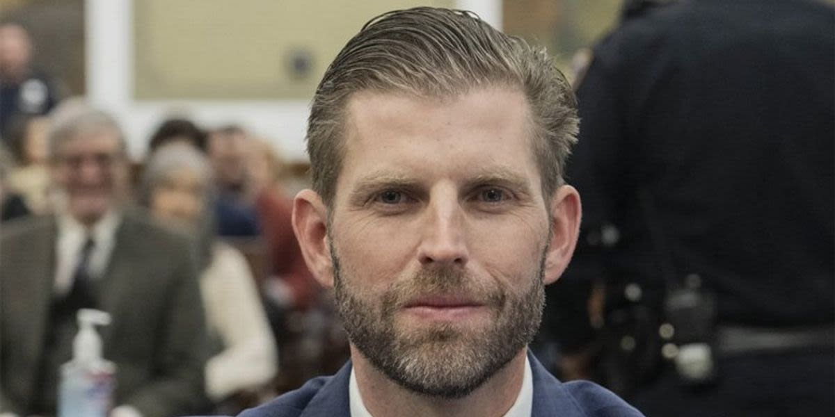 Eric Trump hammered as brag about dad's 'greatest accomplishment' triggers mockery