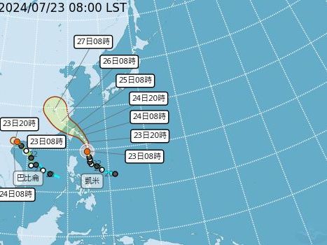 快訊／凱米颱風11：30陸警！首波警戒範圍出爐