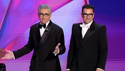 Dan and Eugene Levy's Emmys opening monologue was classy as hell