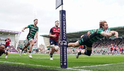 Champions Cup: Northampton storm past Munster to reach quarter-finals as George Hendy excels with two tries