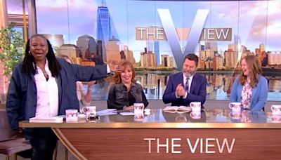 Whoopi Goldberg accidentally introduces Nick Offerman with profane slip-up on “The View”: 'I answer to either'