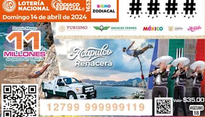 Resultados Sorteo Zodíaco Especial del domingo 14 de abril: ganadores de la lotería