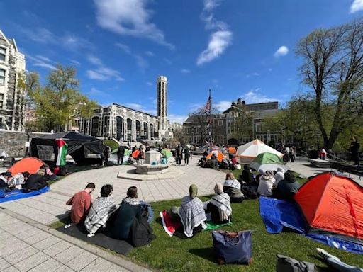 CUNY. La Universidad de la Ciudad de Nueva York se une a los campamentos de solidaridad con Gaza