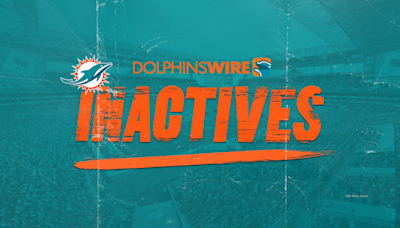 Dolphins RB De'Von Achane active, 3 rookies inactive vs. Bills